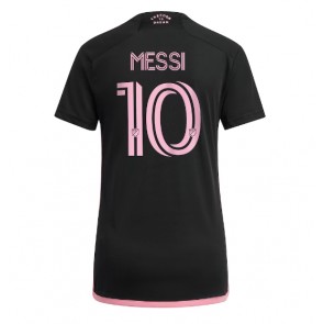 Inter Miami Lionel Messi #10 Replika Udebanetrøje Dame 2023-24 Kortærmet